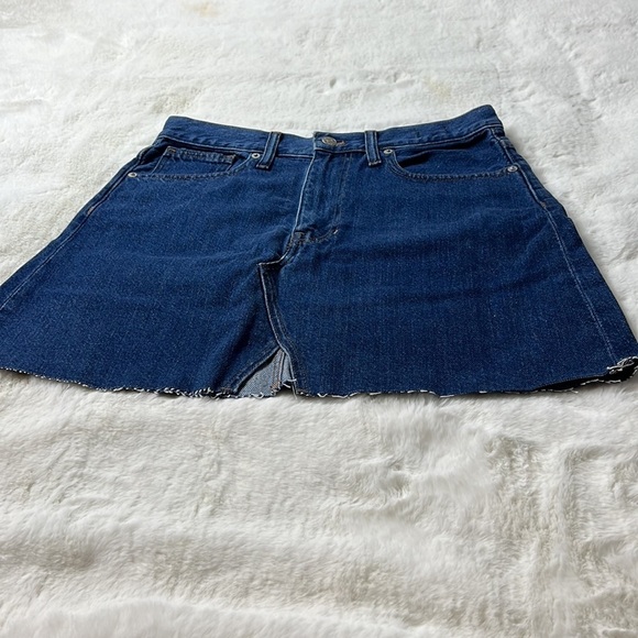 NWT Madewell Size 28 McCaren Cutout Denim Skirt - Picture 7 of 11